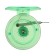 Inertial coil, plastic, diameter 6.5 cm, light green color, 808s