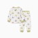 Пижама для мальчика (лонгслив/брюки), цвет белый/машины, рост 98 см