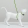 A set for cats is a reflective, width 1 cm, harness 21-35 cm, leash 120 cm, green