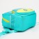 Baby backpack on lightning, 3 outer pockets, turquoise color