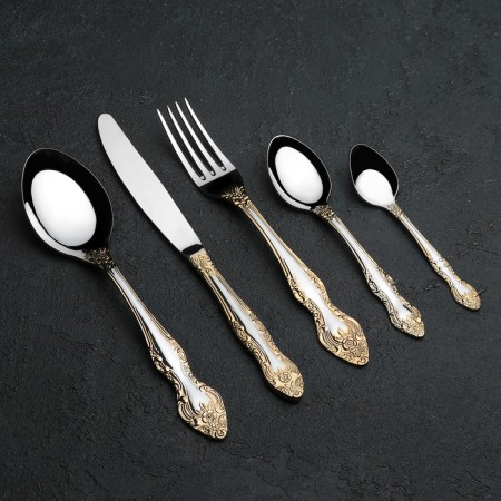 Set of cutlery "Troika", 30 items, decorative box-1