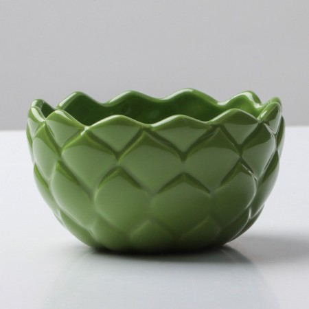 Ceramic “Artishki” sauce, 10 cm, 250 ml, green color-2
