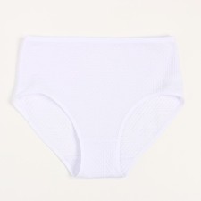 Panties female color white, size 48-50