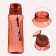 Water bottle, 800 ml, Sport, 23 x 7.6 x 4.8 cm, red