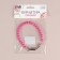 Handle for bag, beads, d = 10 mm, 30 cm, pink color