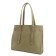 Bag women, genuine leather, green 33x12x40 cm