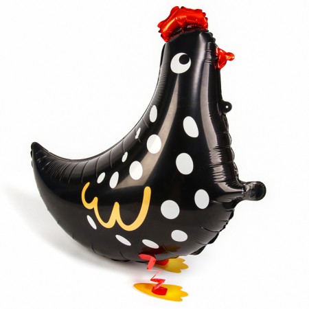 Foil ball 20 "Black chicken" on the paws