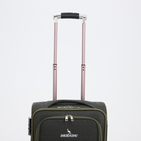 Small suitcase 20 "on lightning, code castle, with extension, khaki color-5