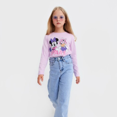 Long sleeve T-shirt Stars, Disney, height 110-116, lilac-2