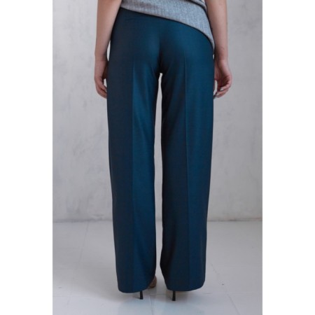 Female trousers, size 42, green color 60620-4