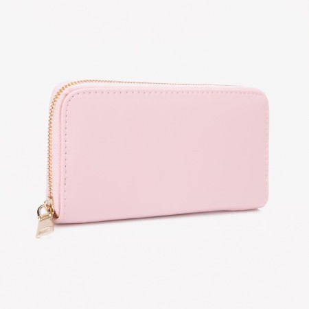 Women's wallet with lightning, pink color