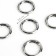 Karabin ring, d = 20/28 mm, thickness - 4 mm, silver color