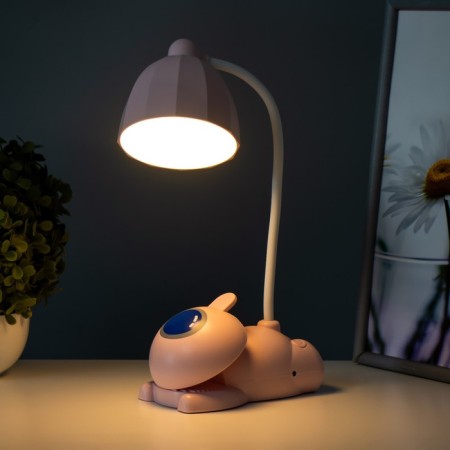 Robot table lamp LED 5W USB AKB Pink 11.8x7.8x31 cm Risalux-4
