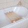 Classic bathtub seat, 4-row, removable