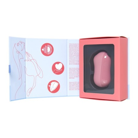 Vacuum-wave contactless stimulator of the Satiffyer Cotton Candy clitoris, silicone, pink color-5