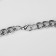 Bracelet male "buckle" chain is small, color silver, 21 cm