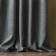 Konni curtain set, size 200 x 270 cm - 2 pcs, grab - 2 pcs cm, black color