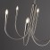 Suspended lamp Freya Fr5253PL-06N Branches, 625x625x1100 mm, E14, 6x40W, Nickel color
