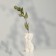 Vase for flowers "Women's Body", White, 14 x 6.5 cm.