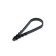 Dowel-Homut "Tundra", for a round cable, nylon, 19-25 mm, black, 100 pcs