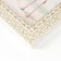Photo frame plastic 13x18 cm "Greek patterns" gold on white 21.5x16.5 cm