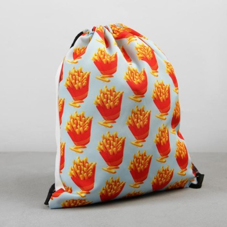 Back for shoes "I love potatoes" Textile, size 30 x 40 cm-1