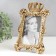 Photo frame Polystone 10x15 cm "Crown Emperor" gold 23x15 cm