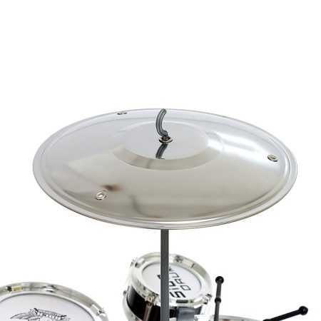 Drum installation "hard-rock", 5 drums, 1 plate, black color-3