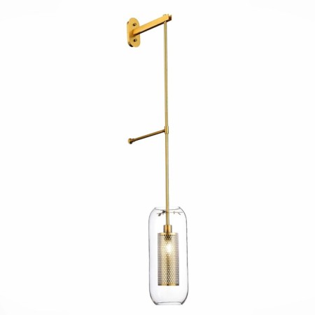 Sconces st. SL1048.311.01. Gerrit. 1x40 W, E14, 15x120 cm, brass color