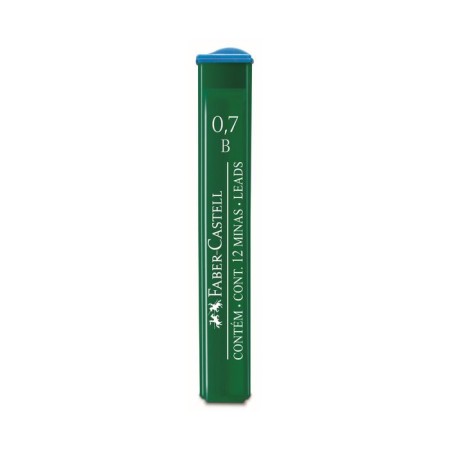 Grifles for mechanical pencils 0.7 mm Faber-Castell Polymer in 12 pieces, case