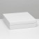 The box is folding, cover is, white, 30 x 30 x 8 cm