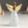 Souvenir Polystone "Faceless Angel with Heart/Star" Gold Mix 4x7.8x12.5 cm
