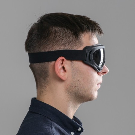 Motics driving glasses, glass is transparent gray, black color-3