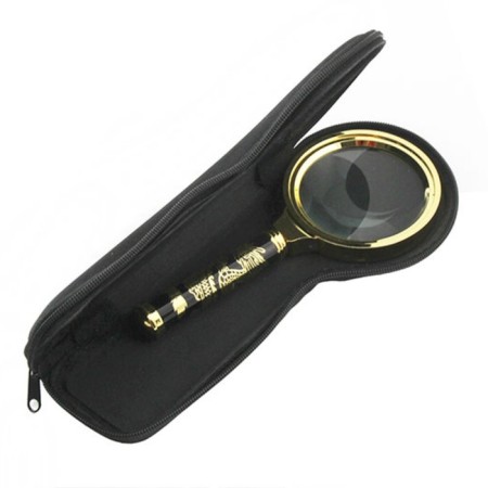 Lupa with a souvenir handle Veber L70, 7x, diameter 70 mm, in a case-2