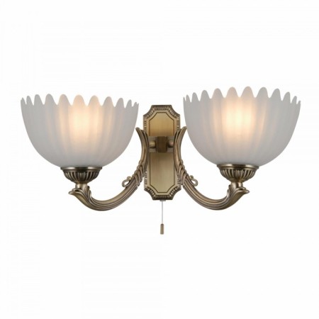 Sconces Citilux "Seville" CL414323, 39x16.5 cm, 2x75W, E27, brown color