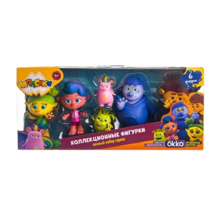 Game set of collectible figures, 6 pieces-1