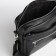 Male bag over the shoulder, Textura, artificial leather, black color