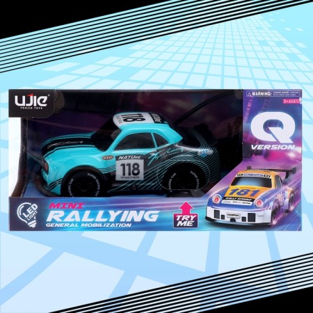 Race machine, radio -controlled, light effects, blue color-9