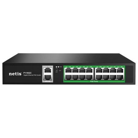 NETIS P116GC (L2) 18x1gbit/C 16POE+ 240W Unguided-1
