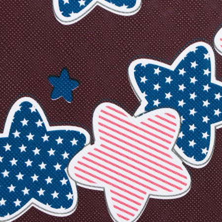 Animal bar bag "Star", size S, 37.5 x 17 x 22 cm, burgundy-10