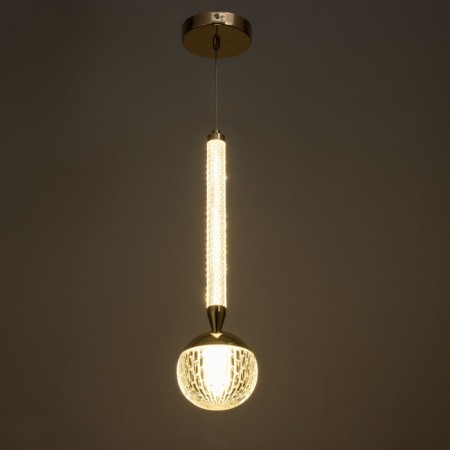 Bayerlux lamp "She" LED 17W gold 10.5x10.5x45-130 cm-2