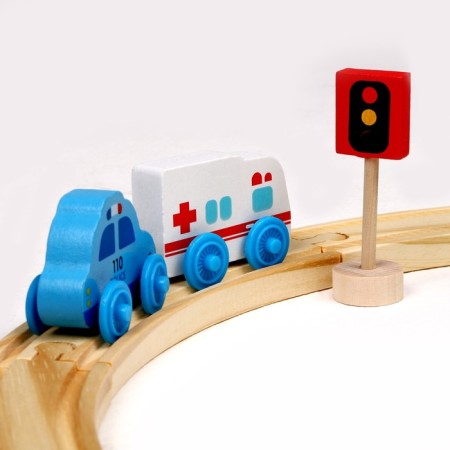 Railway "City", train on batteries-1