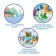 Soft puzzle for kids "piercing kids", 4 puzzles, crush me
