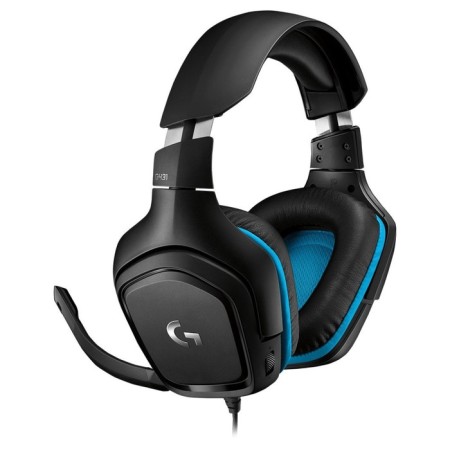 Headphones with Logitech G431 Microphone Black/Blue 2M Monitor Belief (981-000772)-1