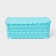 Storage container with a lid "openwork", plastic, 35 × 27 × 12 cm, color mix