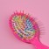 Comb - mini massage, 5.5 × 14 cm, pink color