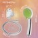 Shower Set Zein Z0605, hose 150 cm, holder, watering can 5 modes, green/chromium