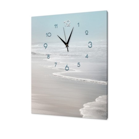 Carty clock is wall-mounted, interior "waves", silent, 30 x 40 cm