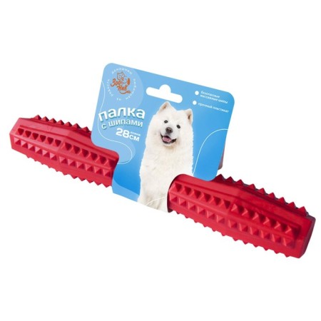 Toy "Swey stick with spikes" Zononic, 28 cm, plastric, red