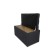 Puff with a lid and weighting, 800 × 400 × 420 mm, Vital velor, Grafit color